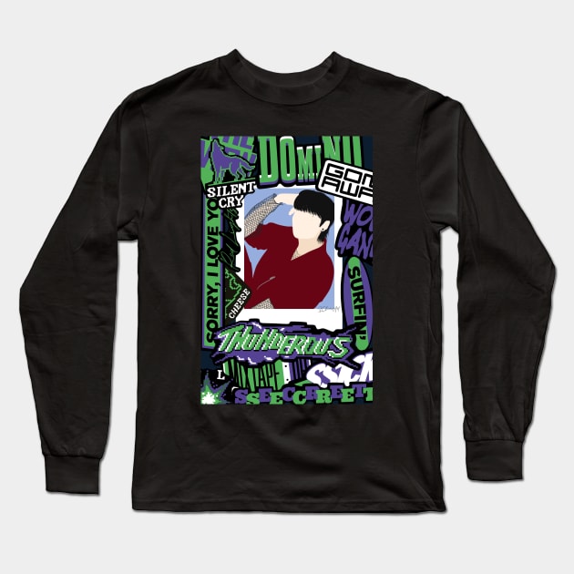 Get out of the way -SKZ Long Sleeve T-Shirt by LChiaraArt